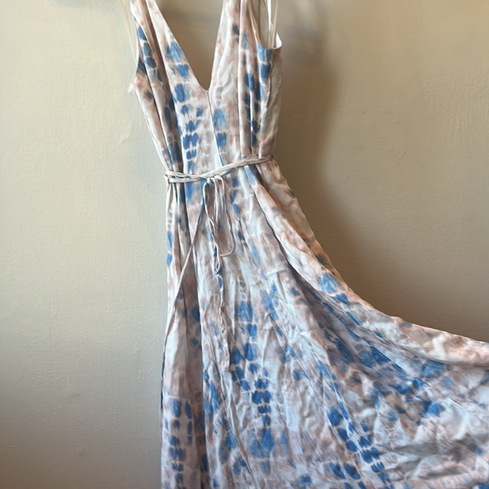 Forever 21 blue and pink high low dress tunic